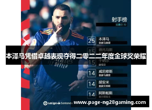 本泽马凭借卓越表现夺得二零二二年度金球奖荣耀 本泽马凭借卓越表现夺得二零二二年度金球奖荣耀